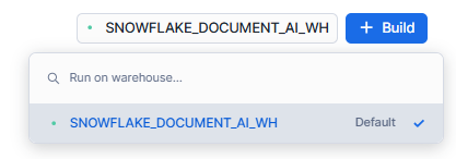 Selecting Snowflake Warehouse - Document AI - Snowflake Document AI - Snowflake Cortex - Snowflake AI - Snowflake Arctic - AI document processing - Unstructured Data - Unstructured Data Processing - Snowflake Stage - Snowflake Internal Stage - Snowflake Task - Snowflake Stream