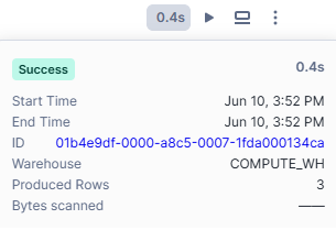 Inspecting SQL cell status in Snowflake Notebooks - Snowflake Notebooks - Snowflake Streamlit - Snowflake Snowpark - Snowpark Python - Data Visualization - Pandas Dataframe - Python API - Data Exploration