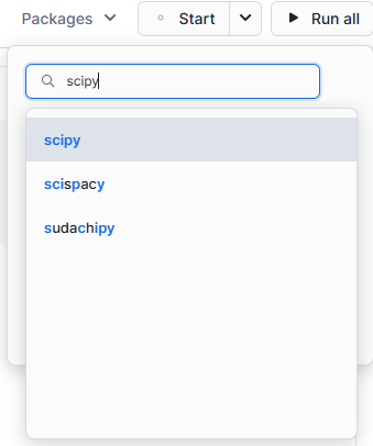 Adding necessary Python packages in Snowflake Notebooks - Snowflake Notebooks - Snowflake Streamlit - Snowflake Snowpark - Snowpark Python - Data Visualization - Pandas Dataframe - Python API - Data Exploration