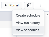 Managing Snowflake Notebooks schedules - Snowflake Notebooks - Snowflake Streamlit - Snowflake Snowpark - Snowpark Python - Data Visualization - Pandas Dataframe - Python API - Data Exploration