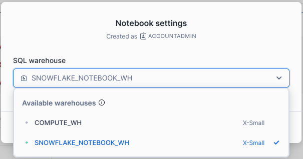 Changing the Snowflake Notebooks warehouse - Snowflake Notebooks - Snowflake Streamlit - Snowflake Snowpark - Snowpark Python - Data Visualization - Pandas Dataframe - Python API - Data Exploration