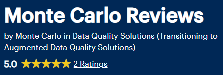 MonteCarlo data Gartner ratings