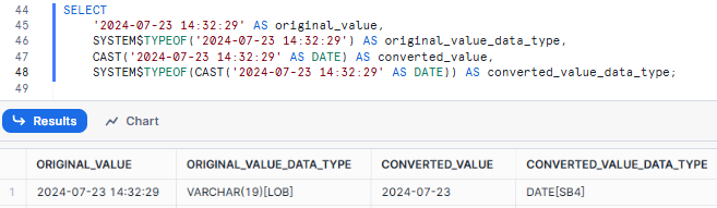 Converting a Timestamp to a Date Using Snowflake CAST - Snowflake CAST - Snowflake TRY CAST