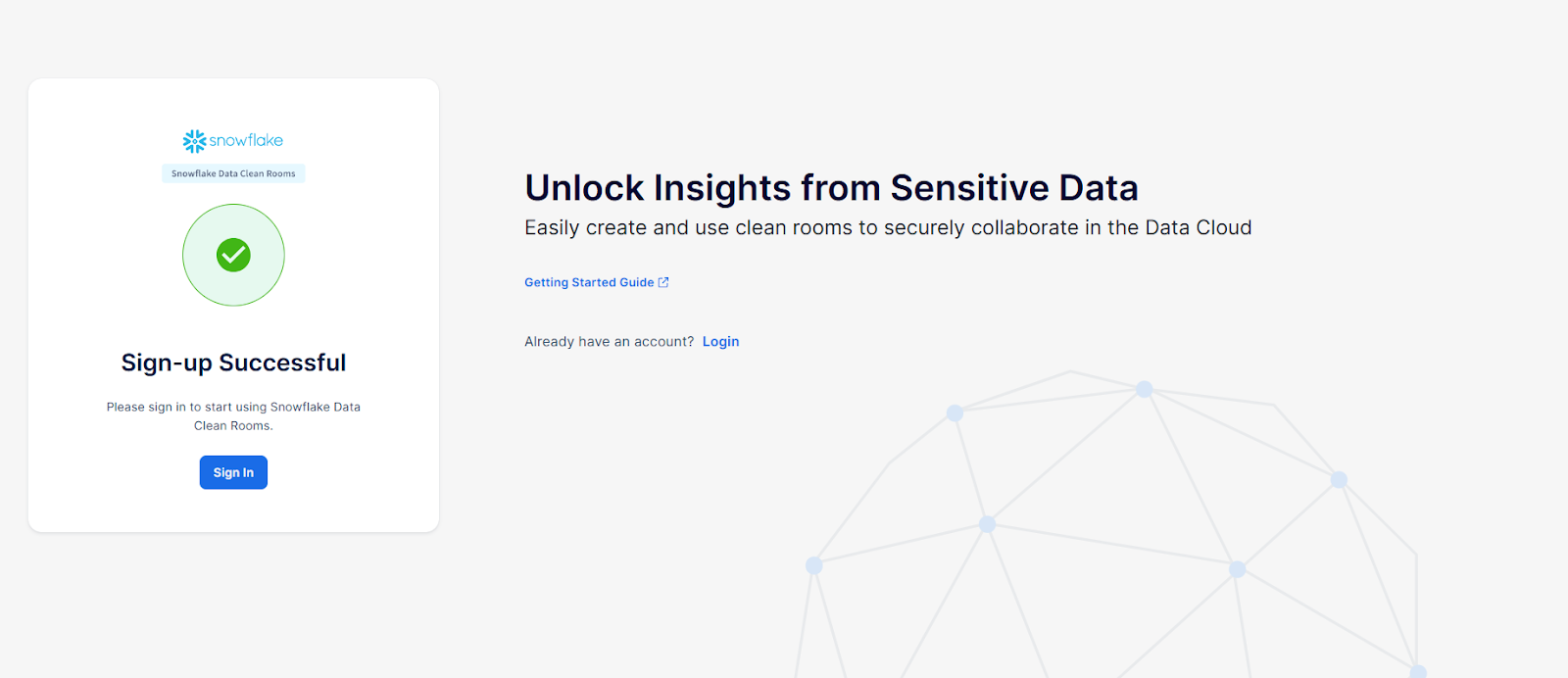 Signing up for Snowflake Data Clean Room - Data Clean Rooms - Snowflake Data Clean Rooms - Data Clean Room Snowflake - Data Privacy - Data Collaboration - Differential Privacy - Secure Data Sharing