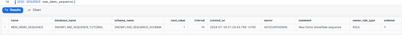 Describing Snowflake Sequence - Snowflake Sequence - Snowflake CREATE SEQUENCE - Create Sequence in Snowflake - Snowflake IDENTITY - Snowflake AUTOINCREMENT - Snowflake NEXTVAL