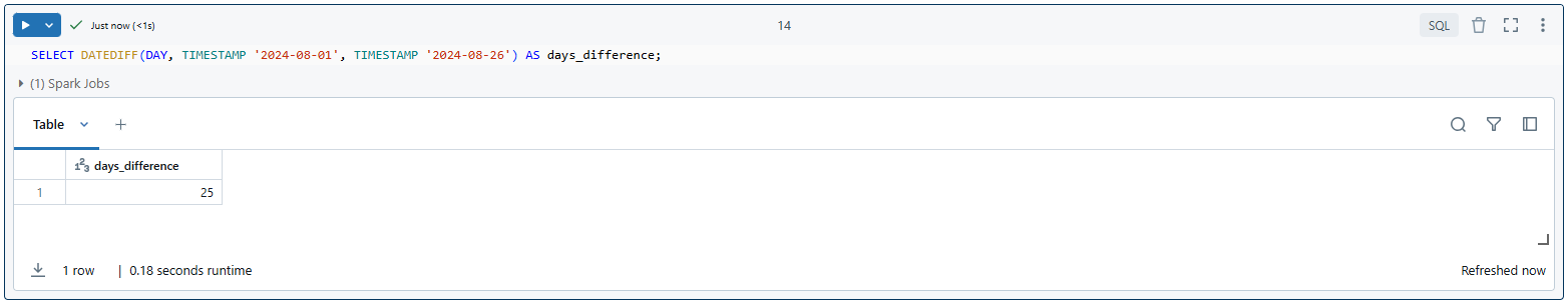 Calculate the difference in days using Databricks DATEDIFF - DATEDIFF - Databricks DATEDIFF - DATEDIFF in Databricks