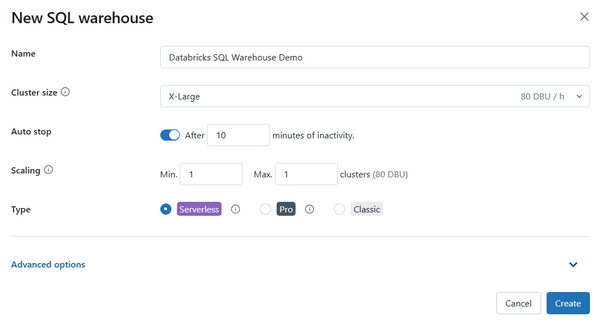 Configuring Basic Databricks SQL Warehouse Settings - Databricks SQL Warehouse - SQL Warehouse - Databricks Serverless SQL - Databricks SQL Serverless - Databricks Serverless Compute - Databricks SQL Pro - Serverless Databricks SQL Warehouses - Pro Databricks SQL Warehouse - Classic Databricks SQL Warehouse