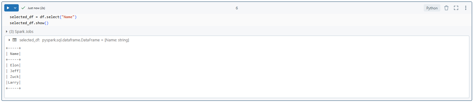 Creating and working with DataFrame - PySpark - Spark with Python - Apache Spark with Python - PySpark tutorial - What is PySpark - What is PySpark Used for - Apache Spark in Python - PySpark Architecture - PySpark Architecture Diagram - Installing PySpark - Install PySpark on Windows - Install PySpark on MAC - PySpark DataFrames - Spark SQL - Spark SQL in Python - PySpark RDD - PySpark SparkSession - PySpark UDF - Data Analysis with PySpark