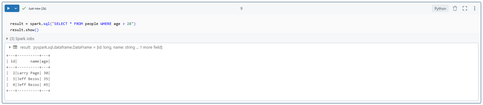 Creating and working with DataFrame - PySpark - Spark with Python - Apache Spark with Python - PySpark tutorial - What is PySpark - What is PySpark Used for - Apache Spark in Python - PySpark Architecture - PySpark Architecture Diagram - Installing PySpark - Install PySpark on Windows - Install PySpark on MAC - PySpark DataFrames - Spark SQL - Spark SQL in Python - PySpark RDD - PySpark SparkSession - PySpark UDF - Data Analysis with PySpark