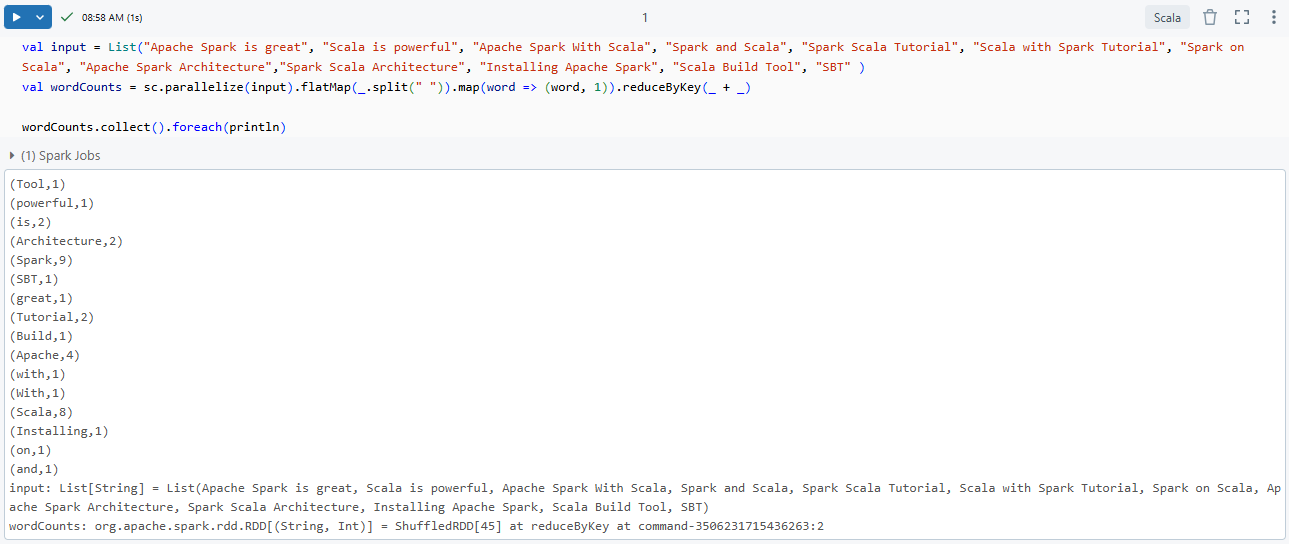 Comparison between Scala APIs vs PySpark - Apache Spark With Scala - Spark With Scala - Spark and Scala - Spark Scala Tutorial - Spark on Scala - Spark Architecture - Apache Spark Architecture - Spark Scala Architecture - Installing Apache Spark - Installing Spark on Mac - Installing Spark on Windows - Installing Spark on Linux - Scala Build Tool - SBT for Scala - SBT build - Data Analysis With Scala