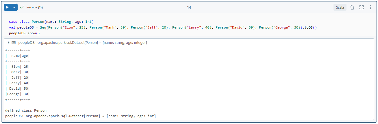 Creating a Dataset on Spark with Scala - Apache Spark With Scala - Spark With Scala - Spark and Scala - Spark Scala Tutorial - Spark on Scala - Spark Architecture - Apache Spark Architecture - Spark Scala Architecture - Installing Apache Spark - Installing Spark on Mac - Installing Spark on Windows - Installing Spark on Linux - Scala Build Tool - SBT for Scala - SBT build - Data Analysis With Scala