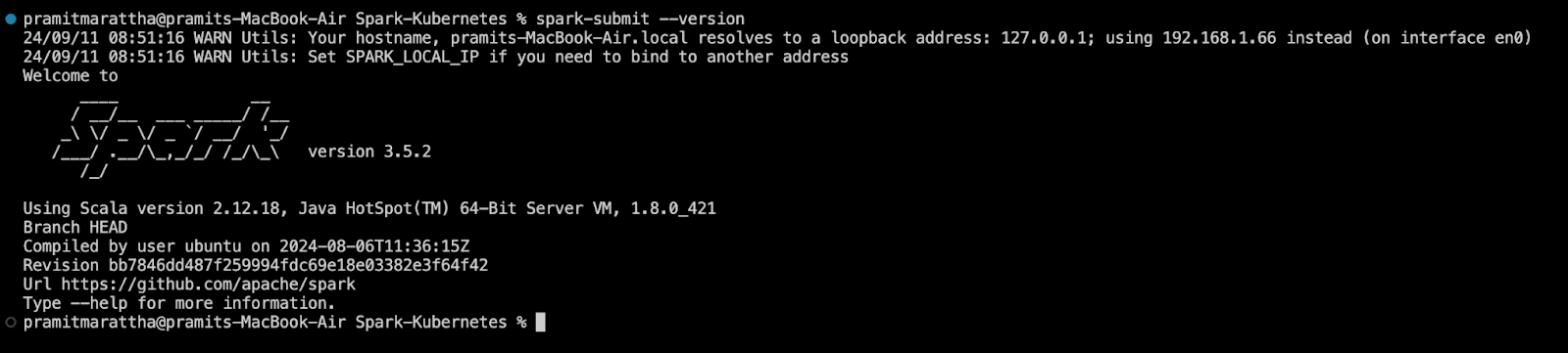 Verifying Apache Spark installation - Kubernetes - k8s - Apache Spark - Spark on Kubernetes - Apache Spark on Kubernetes - Spark on k8s - Spark Kubernetes Architecture - Spark Kubernetes Autoscaling - Spark with Kubernetes - deploy Spark on Kubernetes - Container orchestration