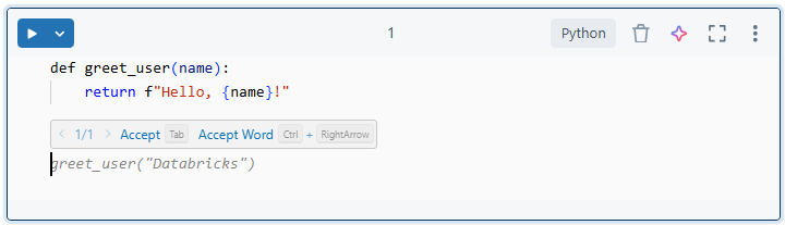 Autocomplete and Code Suggestions using Databricks Assistant - Databricks Assistant - Unity Catalog - Databricks Unity Catalog - DatabricksIQ - Databricks SQL Editor - Databricks Notebooks - AI Assistant - AI in Programming - AI Code Generation - Data Visualizations - Natural Language Processing - Natural Language Analysis - Databricks Workspace - Databricks Dashboard