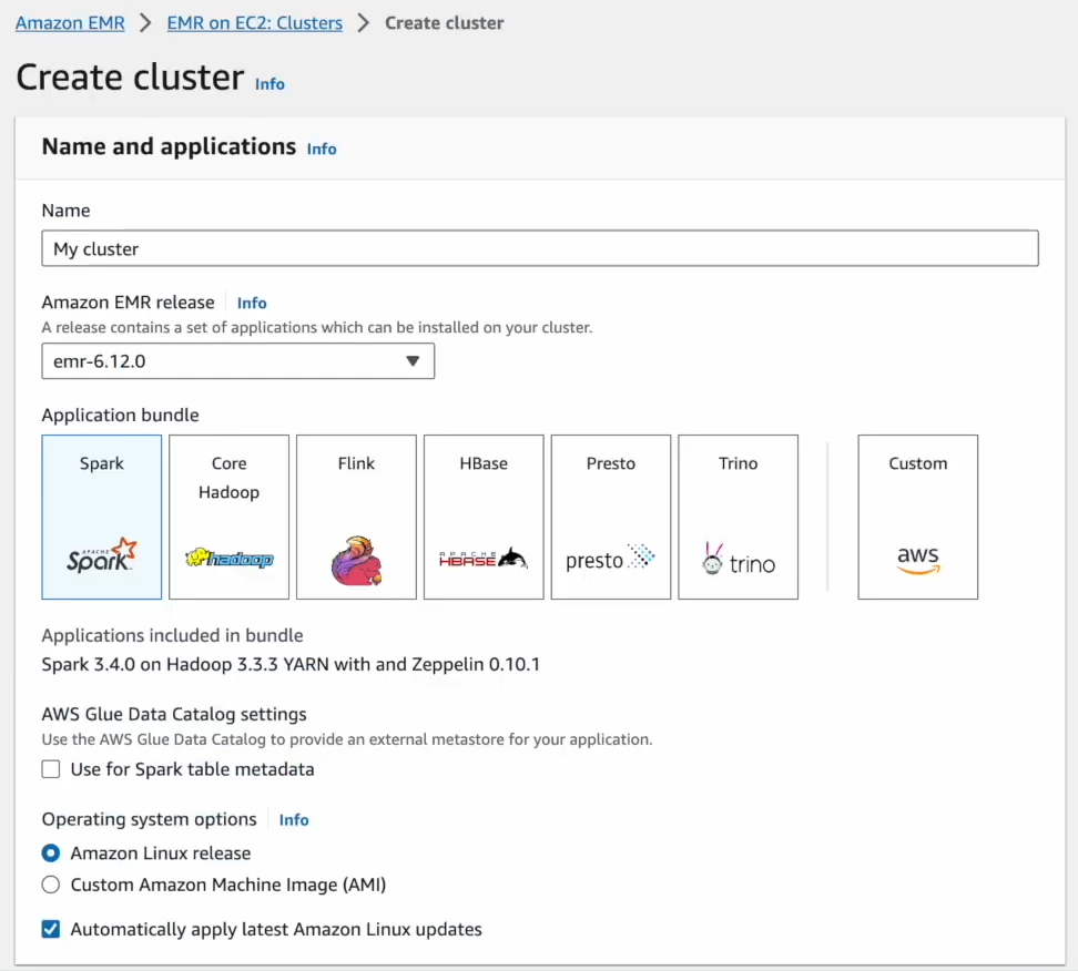 Naming EMR on EC2 cluster - Apache Spark - AWS EMR - Spark on EMR - EMR with Spark - EMR Spark - EMR Spark Tutorial - AWS - ETL - Real-Time Streaming - Elastic MapReduce - AWS Elastic MapReduce - Apache Hadoop - EMR Architecture - AWS EMR Architecture - Apache Spark Architecture - Big Data Framework - EMRFS - EMR File System - HDFS - Hadoop HDFS - AWS IAM - AWS EC2 - Elastic Compute Cloud - AWS Spot Instances - AWS EKS - Elastic Kubernetes Service - AWS VPCs