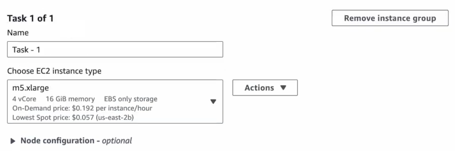 Configuring number of core and task nodes based on Spark workload - Apache Spark - AWS EMR - Spark on EMR - EMR with Spark - EMR Spark - EMR Spark Tutorial - AWS - ETL - Real-Time Streaming - Elastic MapReduce - AWS Elastic MapReduce - Apache Hadoop - EMR Architecture - AWS EMR Architecture - Apache Spark Architecture - Big Data Framework - EMRFS - EMR File System - HDFS - Hadoop HDFS - AWS IAM - AWS EC2 - Elastic Compute Cloud - AWS Spot Instances - AWS EKS - Elastic Kubernetes Service - AWS VPCs