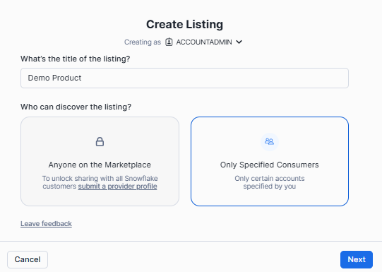 Creating a paid private listing for only specified consumers - Snowflake Marketplace - Snowflake Data Marketplace - Snowflake Native Apps - Snowflake App Marketplace - Snowflake Data Cloud - Snowflake Integration - Snowflake Data Share - Data Monetization - Data Monetization Strategies - Data Democratization - Data Collaboration - Data Sharing Platform - Data Providers - Snowflake Data Providers - Secure Data Exchange - Data Consumers - Data Products - Snowflake Native App Framework - Free Datasets - AWS PrivateLink - Azure Private Link - GCP Private Service Connect - Marketplace Listings - Paid Listings - Free Listings - Business Intelligence Tools