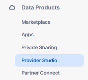 Navigating to Provider Studio in Snowflake - Snowflake Native App Framework - Snowflake Native Application Framework - Snowflake Apps - Snowflake Marketplace - Snowflake Data Marketplace - Snowflake Stored Procedures - Stored Procedures in Snowflake - UDFs - Snowflake UDFs - Snowflake Container Service - Snowflake Streamlit - Snowflake CLI - Visual Studio Code - Snowflake Data Sharing - Application Development - Snowflake Application Development - Snowflake App Marketplace - Snowflake Integration - App Monetization - Data Monetization - Data Sharing Platform - AWS Cloud - Azure Cloud - Google Cloud - Marketplace Listings