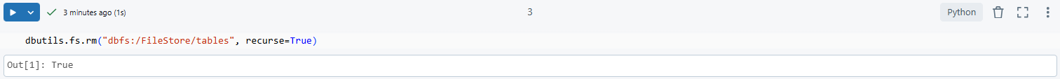 Delete folder in DBFS using dbutils command - DBFS - Databricks DBFS - Databricks Delete Folder from DBFS - Databricks CLI - Databricks fs ls - Databricks fs rm - Databricks Notebook - Databricks Magic Command - dbutils - databricks dbutils - dbutils Commands - dbutils fs ls - dbutils fs rm - dbutils fs mv - Databricks REST API - DBFS API - Databricks DBFS API - Databricks UI - Databricks DBFS File Browser - Databricks FileStore