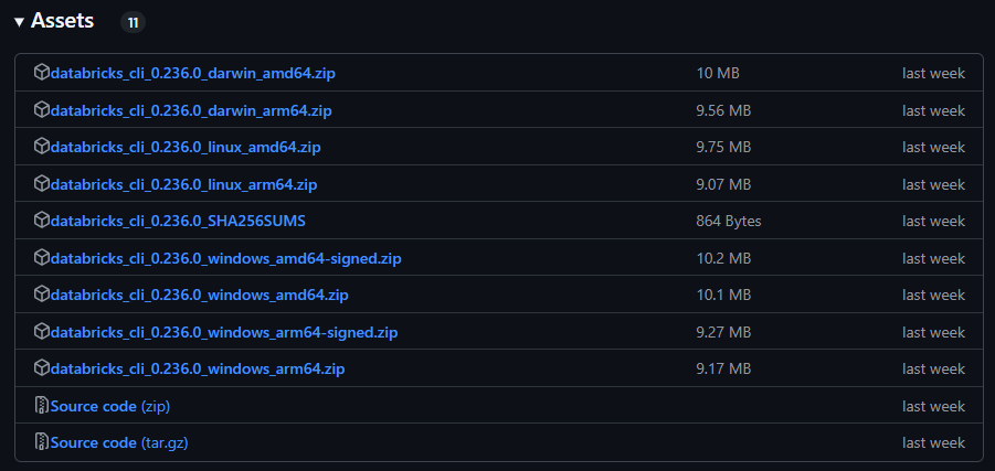 Manually download Databricks CLI from Source - Databricks Download File From DBFS - Download File From DBFS - DBFS - Databricks DBFS - Databricks File System - Databricks CLI - Databricks Notebooks - Databricks Filestore - Databricks REST API - DBFS Filestore - FileStore in Databricks - Databricks Workspace - DBFS Root - DBFS Mounts - Databricks Unity Catalog - Unity Catalog Volume - DBFS REST API - Databricks Display - Databricks Display Function - Databricks Display DataFrame - Databricks Display Options - Databricks Workspace URL - Databricks URL - Local Machine - Local Filesystem