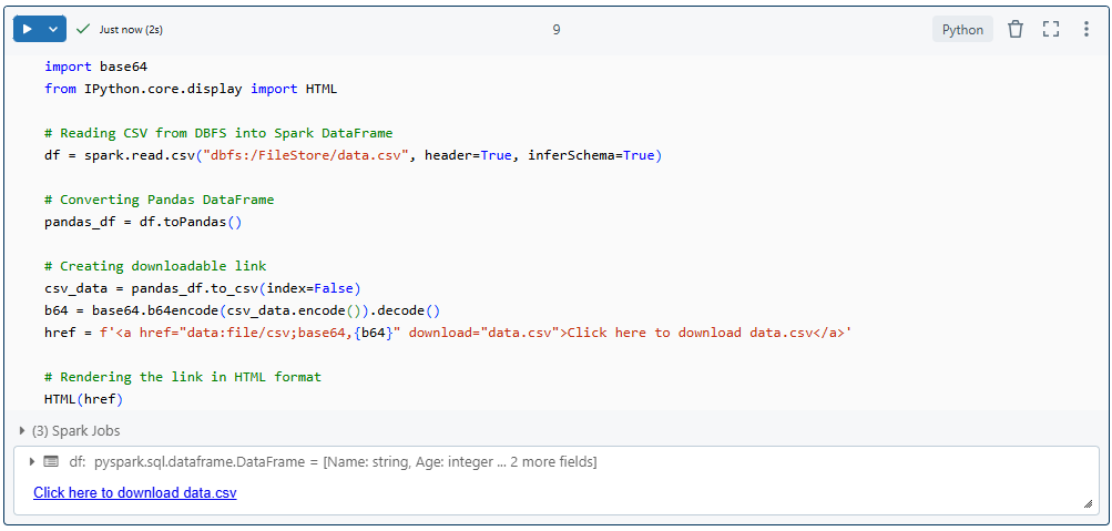 Verifying the downloaded file - Databricks Download File From DBFS - Download File From DBFS - DBFS - Databricks DBFS - Databricks File System - Databricks CLI - Databricks Notebooks - Databricks Filestore - Databricks REST API - DBFS Filestore - FileStore in Databricks - Databricks Workspace - DBFS Root - DBFS Mounts - Databricks Unity Catalog - Unity Catalog Volume - DBFS REST API - Databricks Display - Databricks Display Function - Databricks Display DataFrame - Databricks Display Options - Databricks Workspace URL - Databricks URL - Local Machine - Local Filesystem