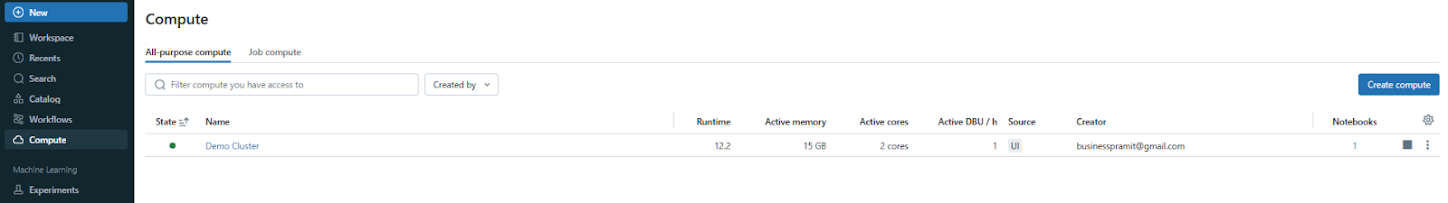 Navigating to Databricks compute and selecting running Databricks clusters - Read Excel - Read Excel Files - Import Excel - Import Excel Files - Read Excel File in Databricks - Read Excel in Databricks - Databricks Excel - Excel to Databricks - Excel Data Import - Excel - Microsoft Excel - Excel File Formats - Spark Read Excel - com crealytics spark excel - Databricks Read Excel - com crealytics spark excel databricks - Databricks Notebook - Databricks Workspace - Databricks Integration - DataFrame - Spark DataFrame - PySpark DataFrame - Databricks DataFrame - Databricks Pandas - Databricks PySpark - openpyxl - openpyxl python - Data Ingestion - Ingest Data - Data Aggregation - Data Transformation