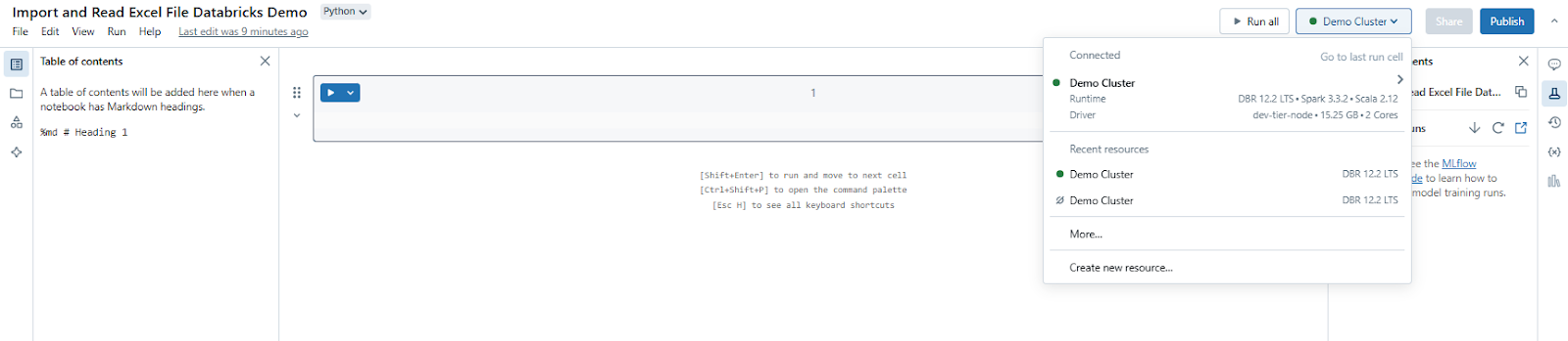 Attaching Databricks compute to Databricks Notebook - Read Excel - Read Excel Files - Import Excel - Import Excel Files - Read Excel File in Databricks - Read Excel in Databricks - Databricks Excel - Excel to Databricks - Excel Data Import - Excel - Microsoft Excel - Excel File Formats - Spark Read Excel - com crealytics spark excel - Databricks Read Excel - com crealytics spark excel databricks - Databricks Notebook - Databricks Workspace - Databricks Integration - DataFrame - Spark DataFrame - PySpark DataFrame - Databricks DataFrame - Databricks Pandas - Databricks PySpark - openpyxl - openpyxl python - Data Ingestion - Ingest Data - Data Aggregation - Data Transformation