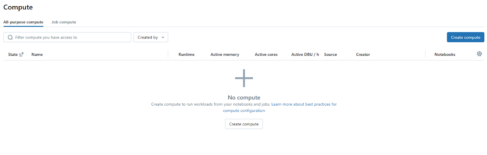 Setting up Databricks compute in Databricks - Pandas DataFrame - Databricks Table - Pandas DataFrame to Table - DataFrame to Table - Spark DataFrame - PySpark DataFrame - Convert DataFrame - Convert Pandas DataFrame to Spark DataFrame - Pandas to PySpark DataFrame - Pandas to PySpark - Convert Pandas DataFrame to PySpark - Convert Pandas DataFrame to SQL Table in Databricks - Panda createDataFrame - Pandas DataFrame operations - DataFrame operations - PySpark saveAsTable - SQL queries - SQL table - Data Loading - Databricks SQL queries - Databricks Notebook - DBFS - Databricks DBFS