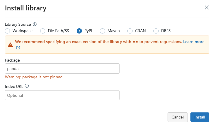 Installing library in Databricks cluster - Pandas DataFrame - Databricks Table - Pandas DataFrame to Table - DataFrame to Table - Spark DataFrame - PySpark DataFrame - Convert DataFrame - Convert Pandas DataFrame to Spark DataFrame - Pandas to PySpark DataFrame - Pandas to PySpark - Convert Pandas DataFrame to PySpark - Convert Pandas DataFrame to SQL Table in Databricks - Panda createDataFrame - Pandas DataFrame operations - DataFrame operations - PySpark saveAsTable - SQL queries - SQL table - Data Loading - Databricks SQL queries - Databricks Notebook - DBFS - Databricks DBFS