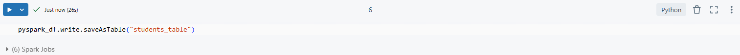 Saving PySpark DataFrame to Table  in Databricks - Pandas DataFrame - Databricks Table - Pandas DataFrame to Table - DataFrame to Table - Spark DataFrame - PySpark DataFrame - Convert DataFrame - Convert Pandas DataFrame to Spark DataFrame - Pandas to PySpark DataFrame - Pandas to PySpark - Convert Pandas DataFrame to PySpark - Convert Pandas DataFrame to SQL Table in Databricks - Panda createDataFrame - Pandas DataFrame operations - DataFrame operations - PySpark saveAsTable - SQL queries - SQL table - Data Loading - Databricks SQL queries - Databricks Notebook - DBFS - Databricks DBFS