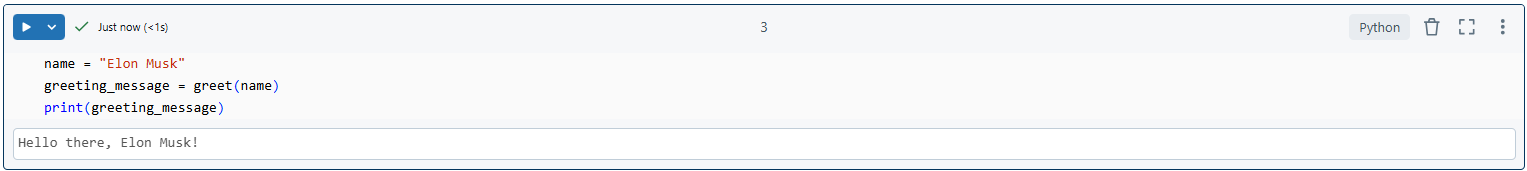 Executing and running the Databricks Notebook cell - Databricks Notebook - What is Databricks Notebook - Run Databricks Notebook From Another Notebook - Databricks run Command - Databricks Notebook run shell command - dbutils notebook run - dbutils notebook - Databricks Import Function from Another Notebook - Databricks Import from Another Notebook - Call Another Notebook in Databricks - Python Notebook - Databricks Python Notebook - Databricks Pass Parameters to Notebook - Databricks Parameters Notebook - Import Notebook - Databricks Import Notebook - Notebook Export - Databricks Export Notebook - Code Modularization - Databricks Python - Databricks Jobs - Databricks Library - Databricks Widget - Databricks Runtime - Databricks Workspace - Databricks Notebook Example