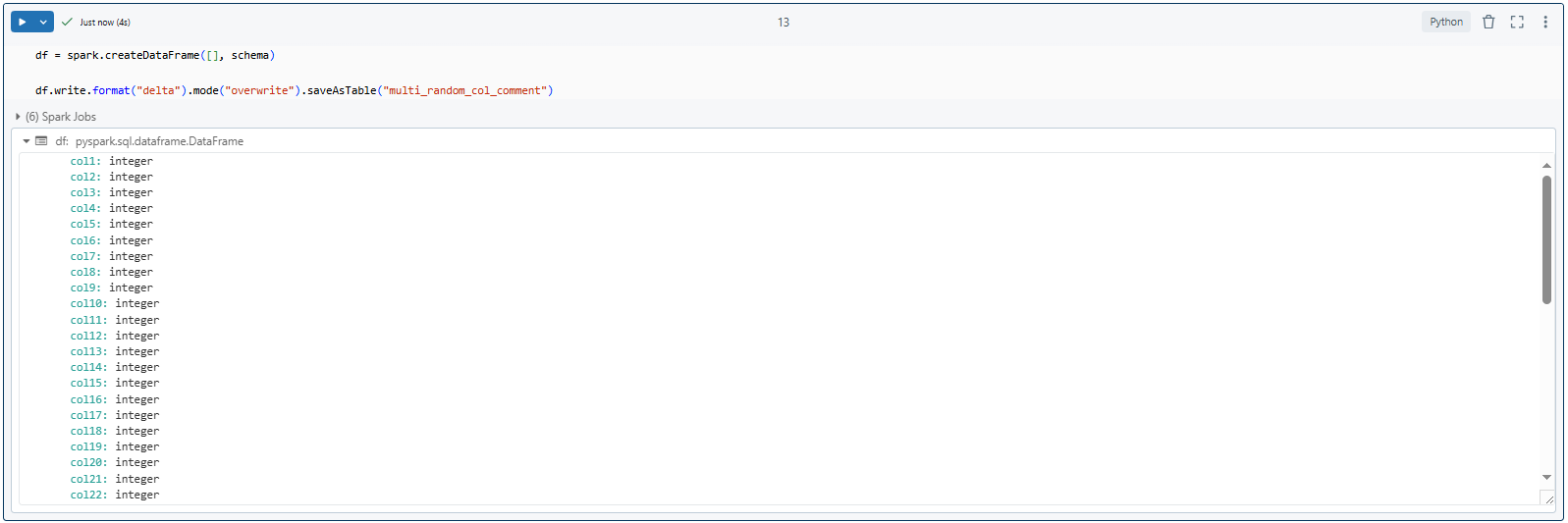 Creating test Databricks table - Databricks Tables - Column Comments - Databricks COMMENT - Databricks Add Comment to Column - Databricks ALTER TABLE - ALTER TABLE Databricks - Databricks ALTER COLUMN - ALTER COLUMN Databricks - Databricks Table Comment - Databricks Add Column to Table - Databricks Metadata - Databricks Table Metadata - SQL Comments - Databricks SQL Comments - Comment in Databricks - PySpark Comments - Inline Comments - Databricks SQL - PySpark DataFrame