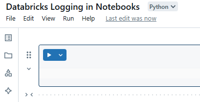 Creating a new Databricks Notebook - Databricks Logging - Logging in Databricks - Databricks Notebook Logging - Logging in Databricks Notebook - Logging Best Practices - Databricks Logging Best Practices - Databricks Logging Python - Databricks Notebook - Databricks Logger - Databricks Monitoring - DBFS - Databricks DBFS - Centralized Logging - Structured Logging - Audit Logs - Databricks Audit Logging - Audit Logs Databricks - Log Storage - Python Logging - Python Logging Module