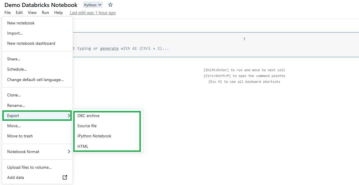 Verifying Databricks export option - Databricks Notebook - Databricks Notebook Download - Notebook Download - Download Permissions - Databricks Workspace - Databricks Workspace Permissions - Databricks Workspace Access - Databricks Security - Databricks Data Security - Access Control - Databricks Access Control - Access Control List - Databricks ACL - Databricks Download - Databricks Admin - Databricks Account Admin - Databricks Users - Workspace Permissions - DBFS - Databricks DBFS - Databricks UI - File Download - Disable File Download - Result Download - User Permissions