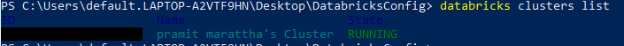 Listing Databricks cluster via Databricks CLI - Databricks Cluster - Cluster in Databricks - Cluster ID - Databricks Cluster ID - Cluster ID in Databricks - Spark Configuration - Apache Spark Configuration - spark conf - spark conf get - Environment Variables - Databricks Environment Variables - Databricks Set Environment Variables - Databricks Notebook - Databricks CLI - Databricks REST API - Application Insights Telemetry - Cluster Node - Cluster URL - Cluster Details - dbutils - Databricks dbutils - dbutils in Databricks - Databricks Workspace - Databricks Workspace ID