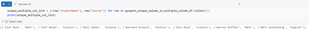 Converting PySpark unique values into list - PySpark - PySpark DataFrame - Create PySpark DataFrame - Databricks PySpark - PySpark in Databricks - Databricks and PySpark - PySpark Unique - PySpark Unique Values in Column - PySpark Get Unique Values in Column - PySpark Distinct - PySpark Distinct Values - PySpark Example - PySpark Count Unique - PySpark Count Unique Values in Column - PySpark Count Distinct - PySpark Count Distinct Values in Column - Count Distinct PySpark - Distinct Values - Distinct Values PySpark - PySpark Count Distinct Values - Unique Values - Unique Values Access - Unique Values DataFrame - Unique Values Pandas - Unique Values in a Column - Unique Values in PySpark - Unique Values PySpark - PySpark collect - collect PySpark - collect in PySpark - PySpark show - PySpark groupBy - PySpark orderBy - PySpark count - PySpark dropDuplicates - PySpark to Pandas - Pandas to PySpark DataFrame - Pandas DataFrame to PySpark DataFrame - PySpark DataFrame to Pandas - Pandas Distinct Values - Pandas Distinct Values in Column - Distinct Values Pandas - PySpark Architecture - PySpark Architecture Diagram - Databricks Compute - Databricks Notebook